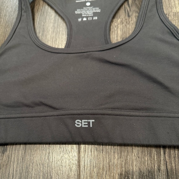 Set Active Formcloud Graphite Grey Racerback Bra - Picture 4 of 5